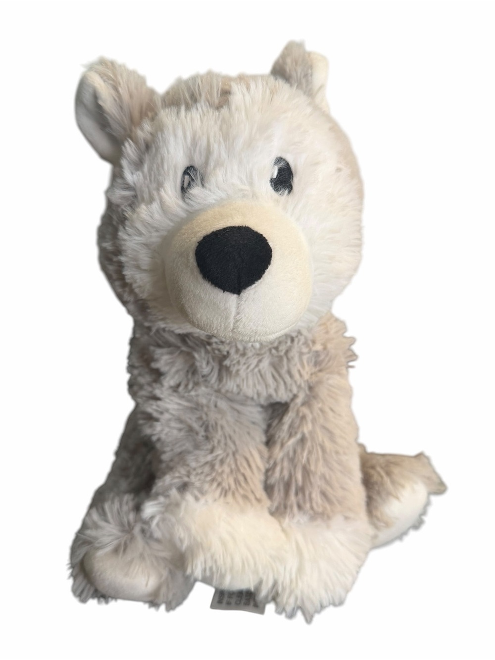 Warm and Cosy Gray Husky Microwaveable Lavender Heat Pack Weighted Plush 11”